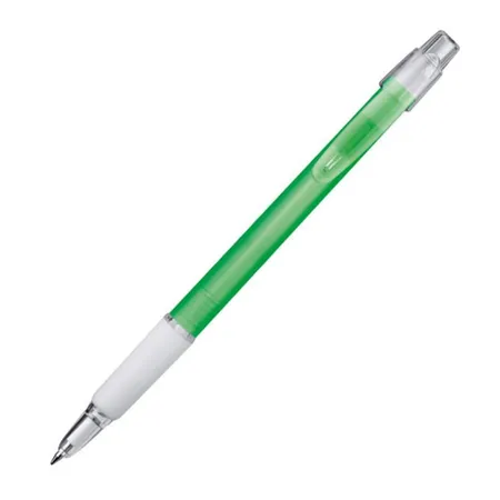 Macma Kugelschreiber transparent, grün, 100 Stück