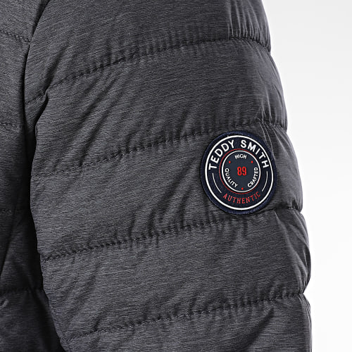 Doudoune Capuche Blight Gris Anthracite Chiné