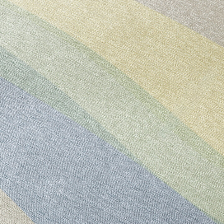 Geometrisch vloerkleed - Swing Waves Blauw/Groen