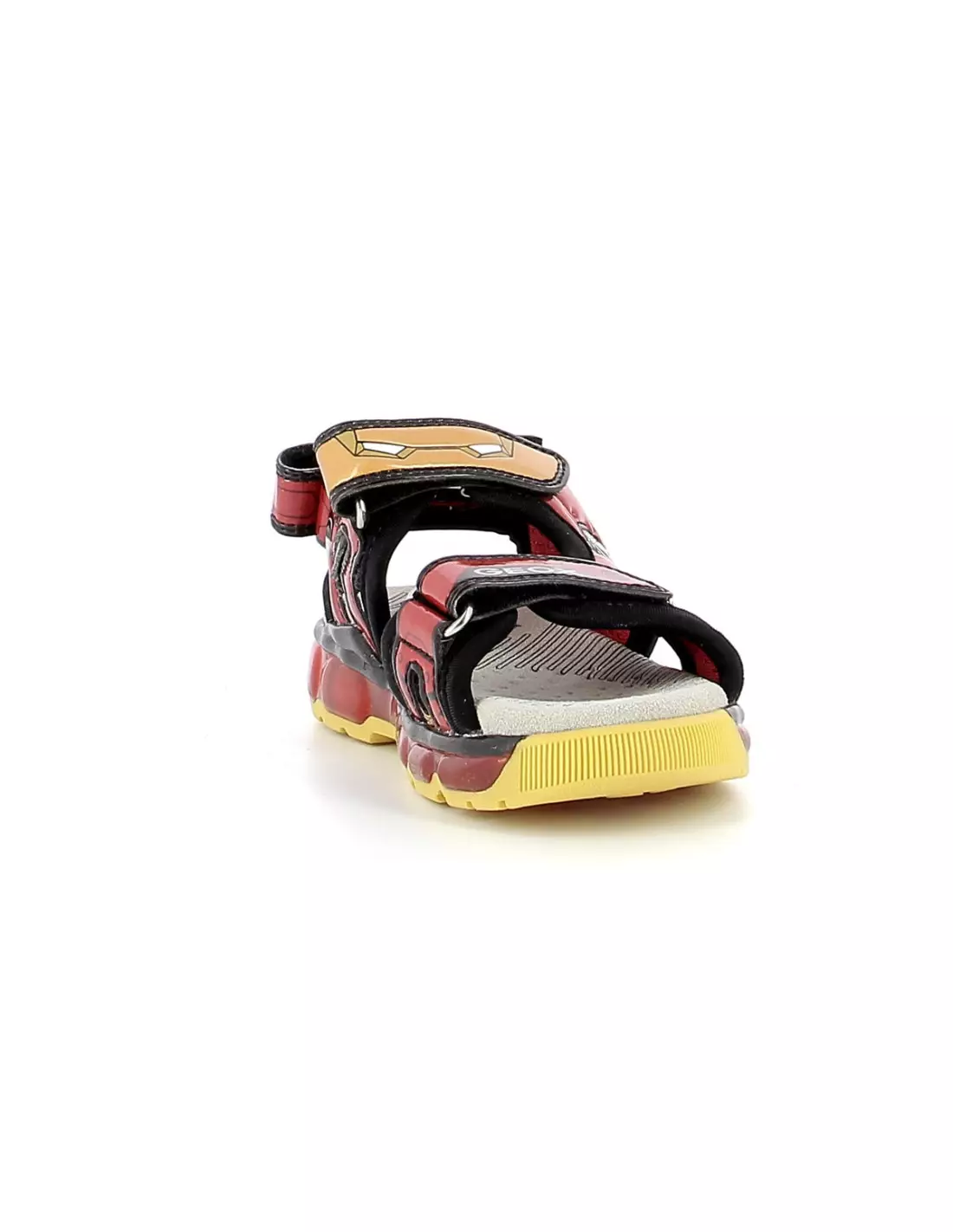 GEOX Android Junior Iron Man - Sandales & nu-pieds BLACK/RED