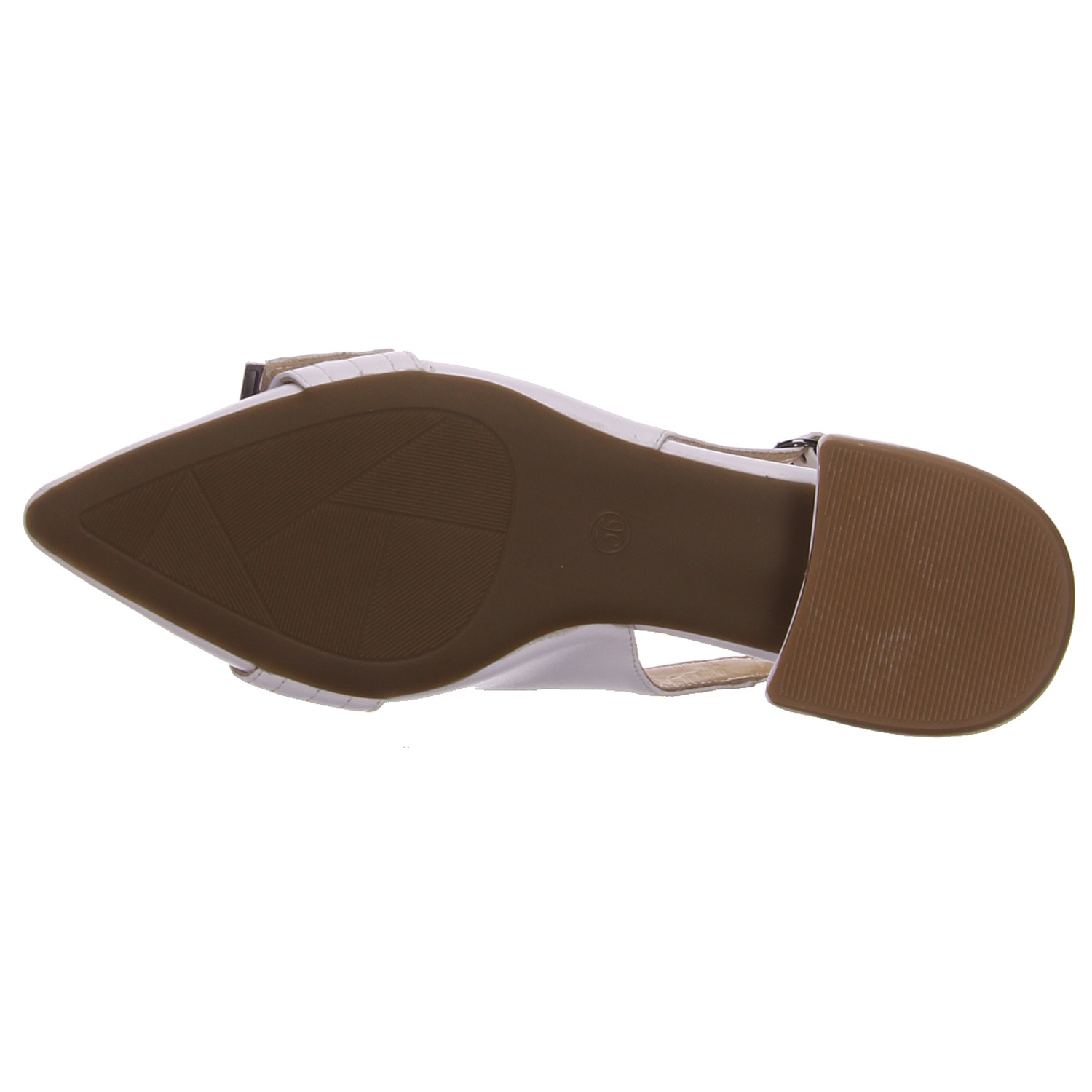 elbandi Slingpumps weiß weiss/weiss kombi