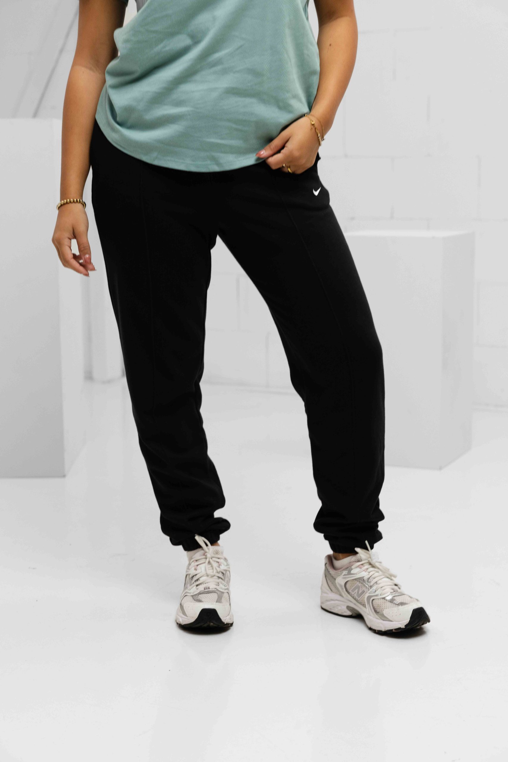 Nike Sportswear Chill Terry Broek Dames Zwart