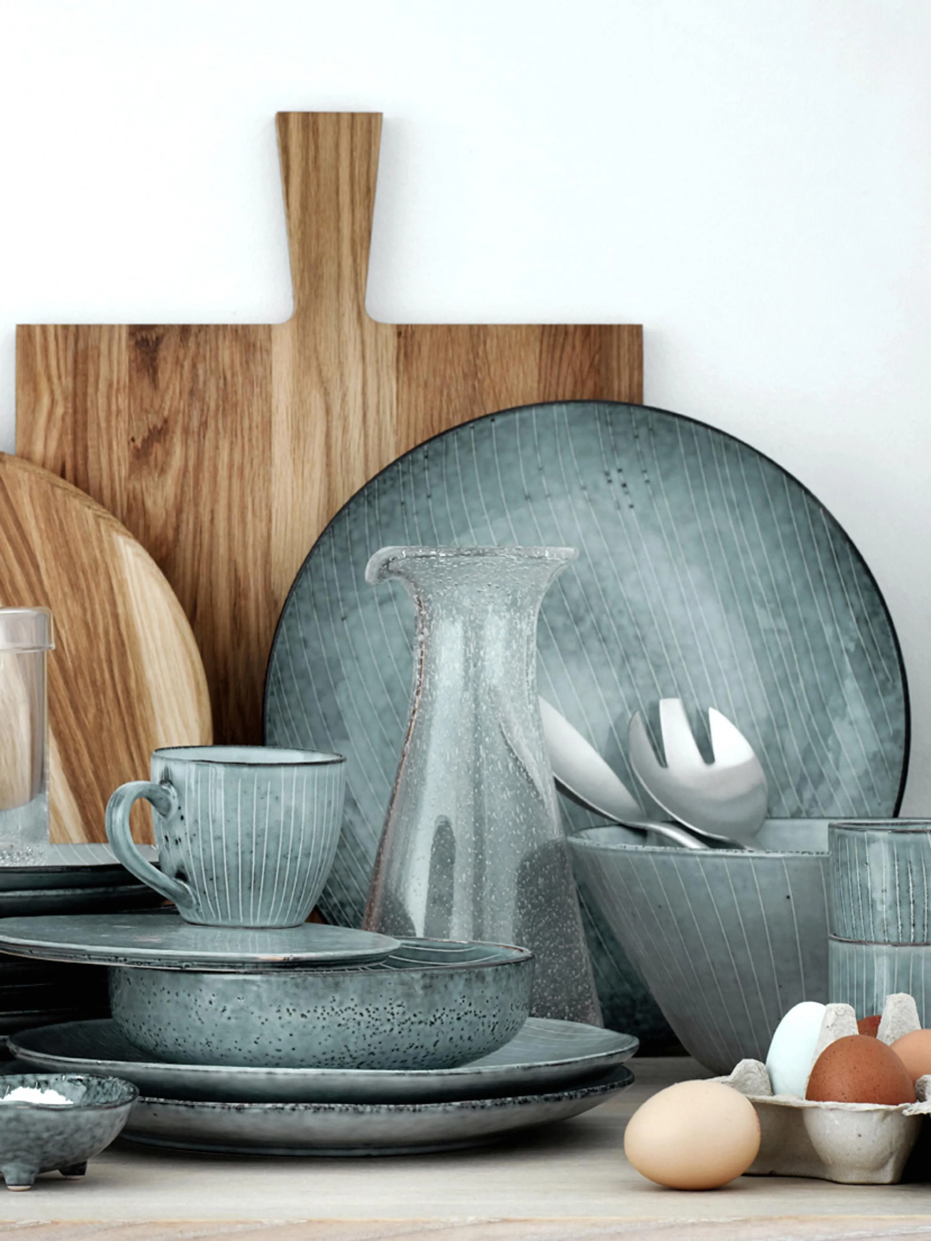 Handgemaakte onderborden Nordic Sea, 4 stuks