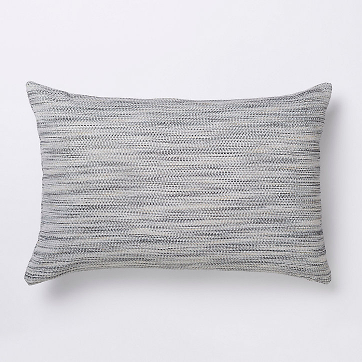 Coussin polyester Surate gris L.60 x l.40 cm
