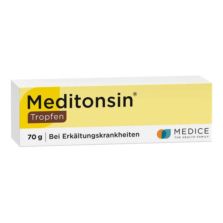 Meditonsin Tropfen bei Erkältung, 70 g