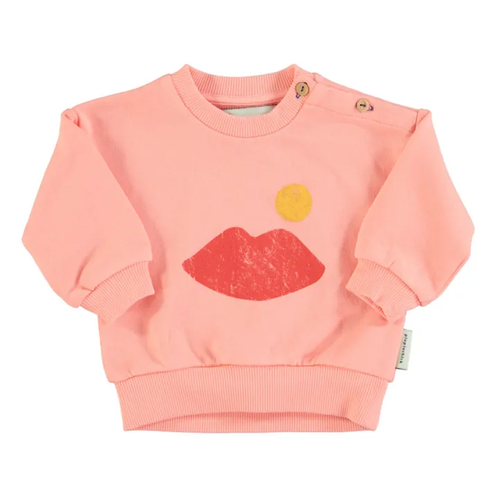 Piupiuchick Sweat Lips Coton Bio | Rose pêche