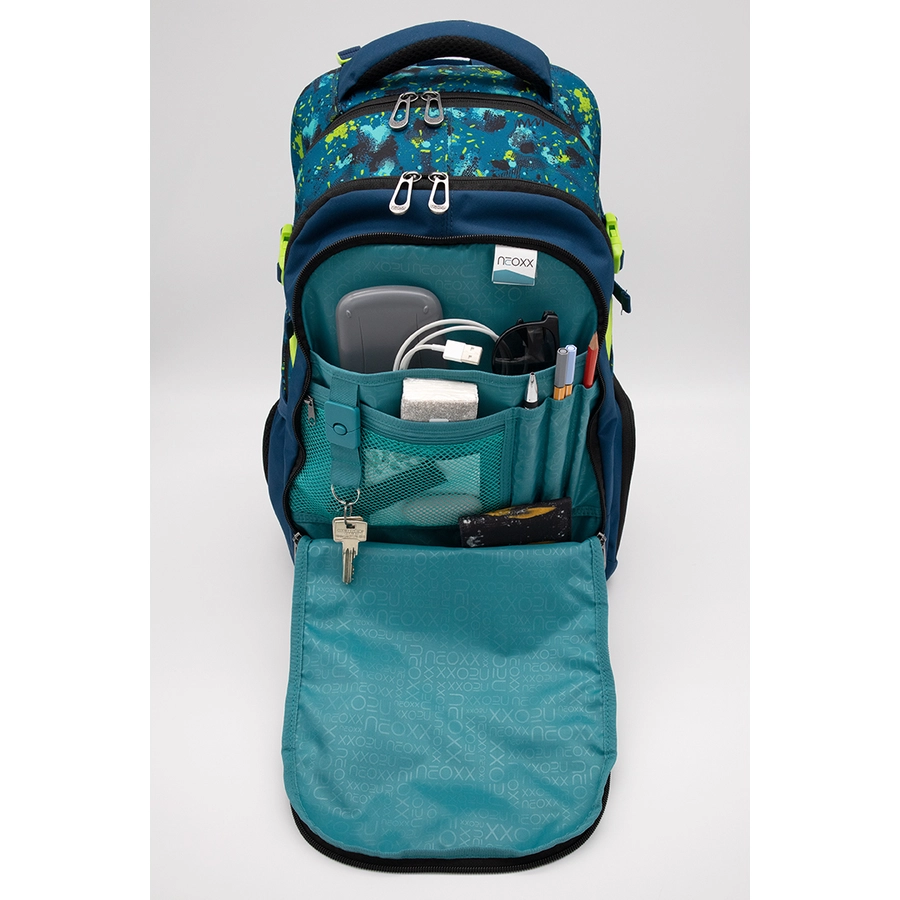 neoxx Active Schulrucksack Petrol Extreme