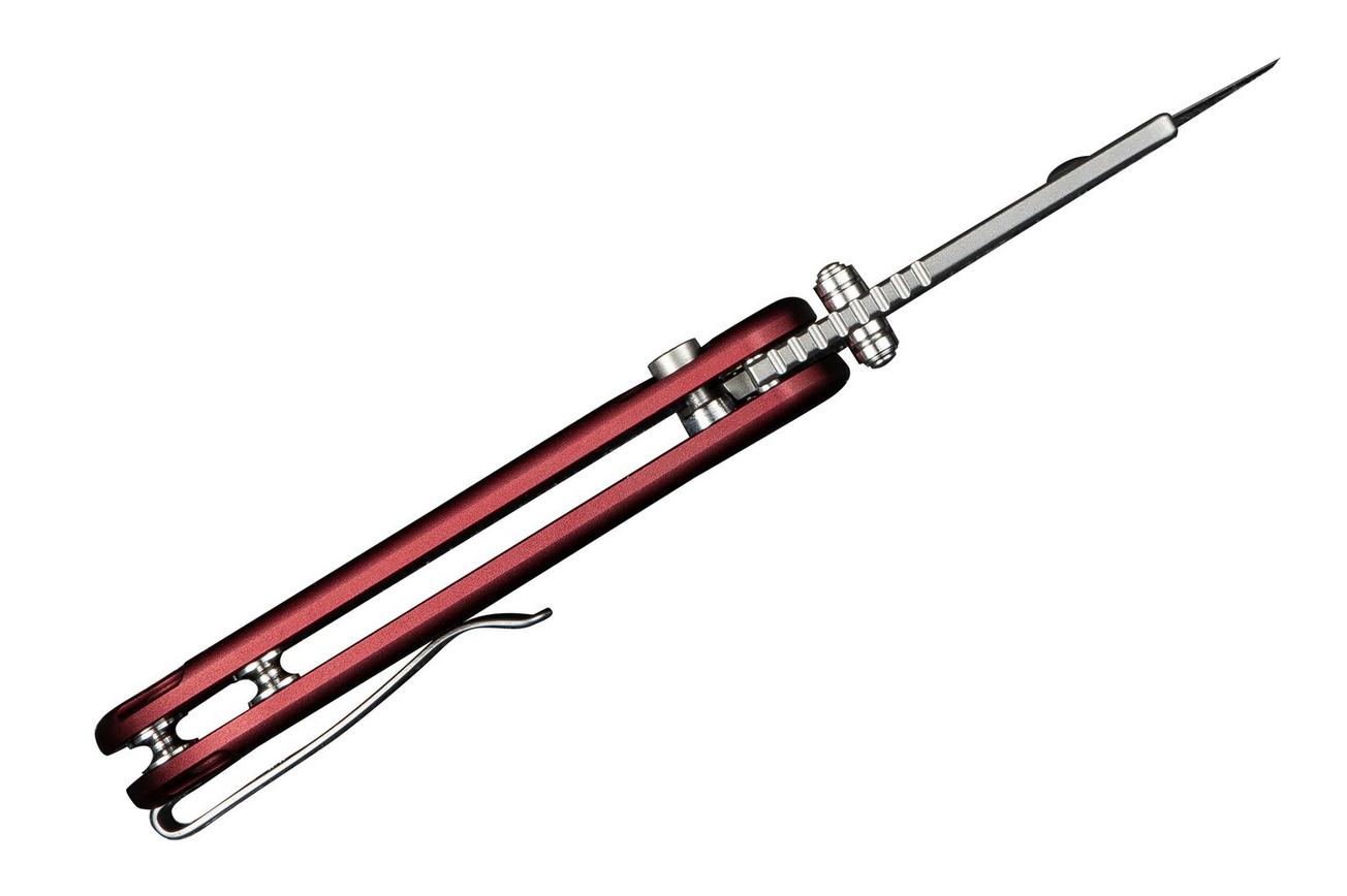 Civivi Elementum Utility C23039B-5 Burgundy Aluminium, Stonewashed Blade Holder, Plain 6Cr Blade, utility zakmes