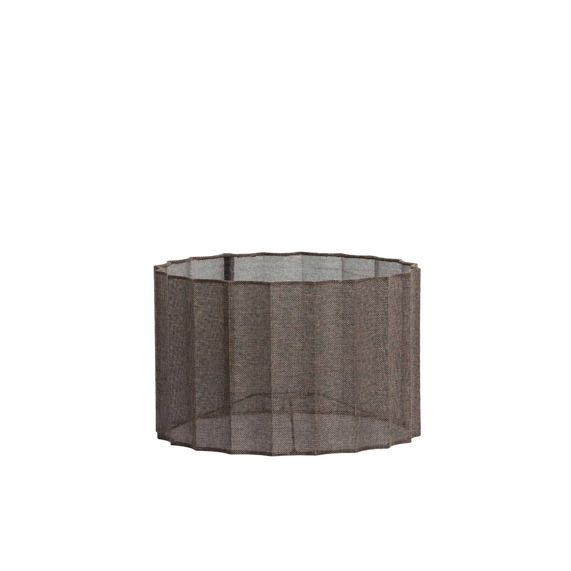 Light & Living Cilinder lampenkap Disli - Donkerbruin - Ã35cm