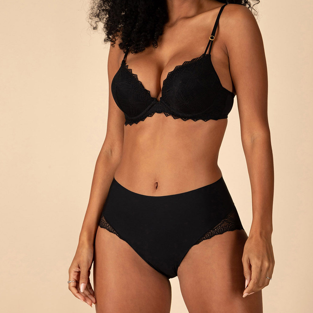 Liz Soutien-gorge Push-Up Olivia noir