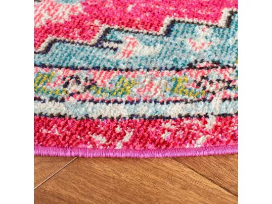 Tapis Fuchsia & Blue 122 X 122 cm - Malaya