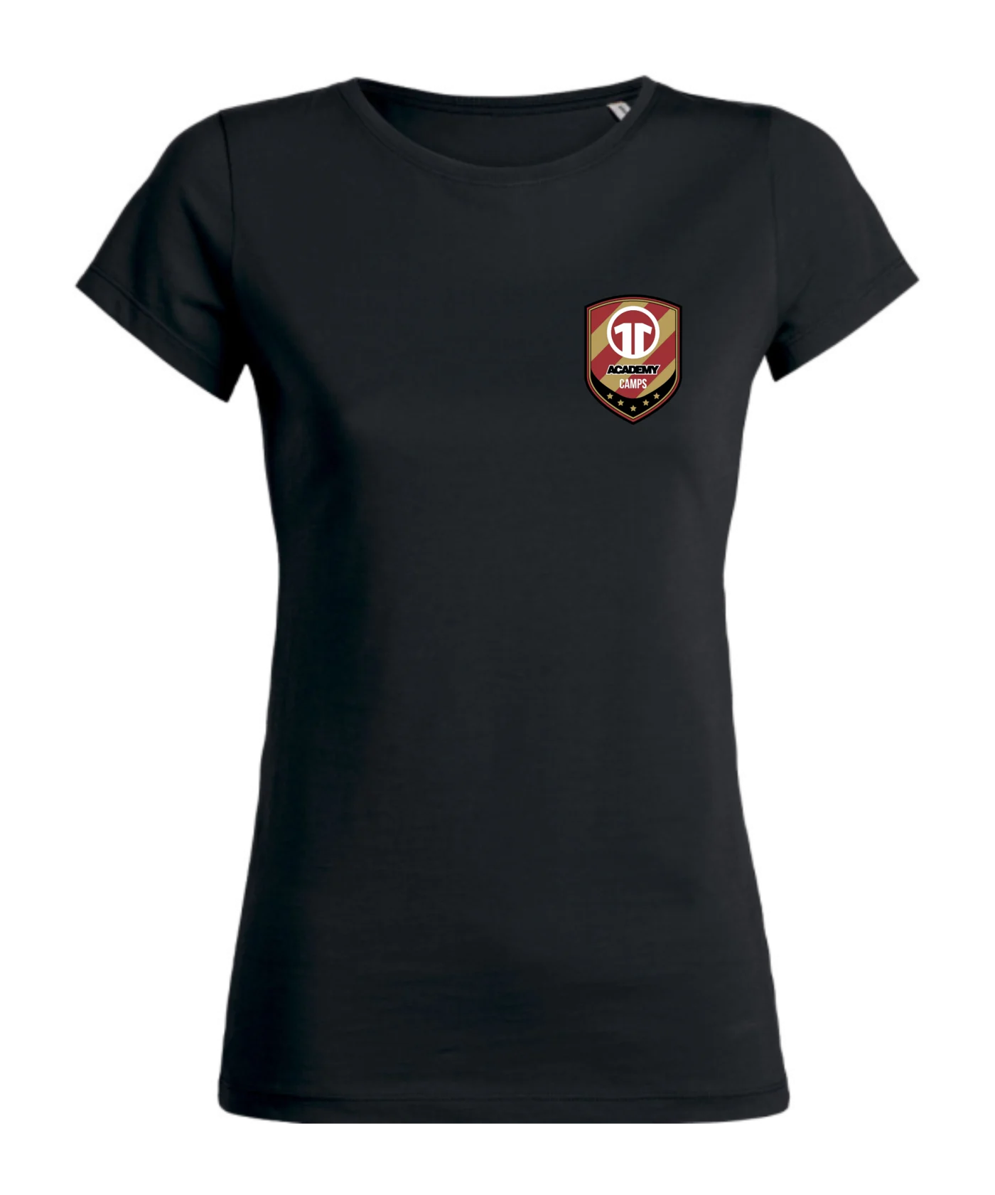 11ts Academy Women Shirt Brustlogo Schwarz