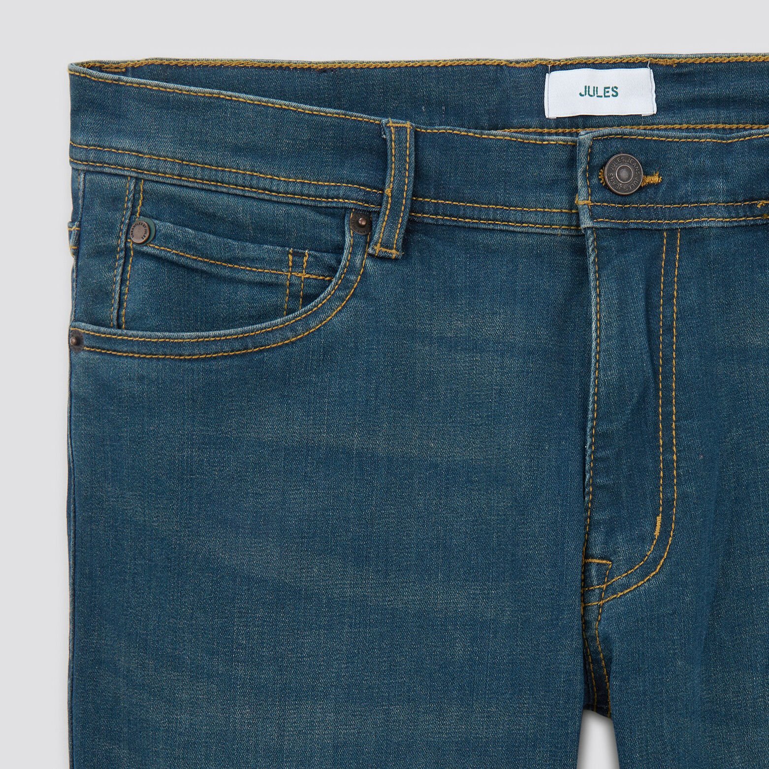 Jean slim urbanflex 4 longueurs Bleu