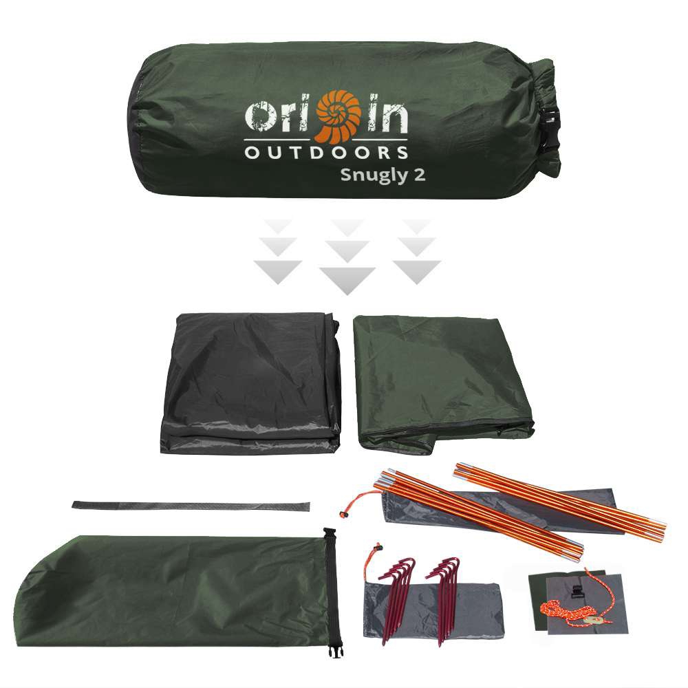 Origin Outdoors Snugly Kuppelzelt für 2 Personen