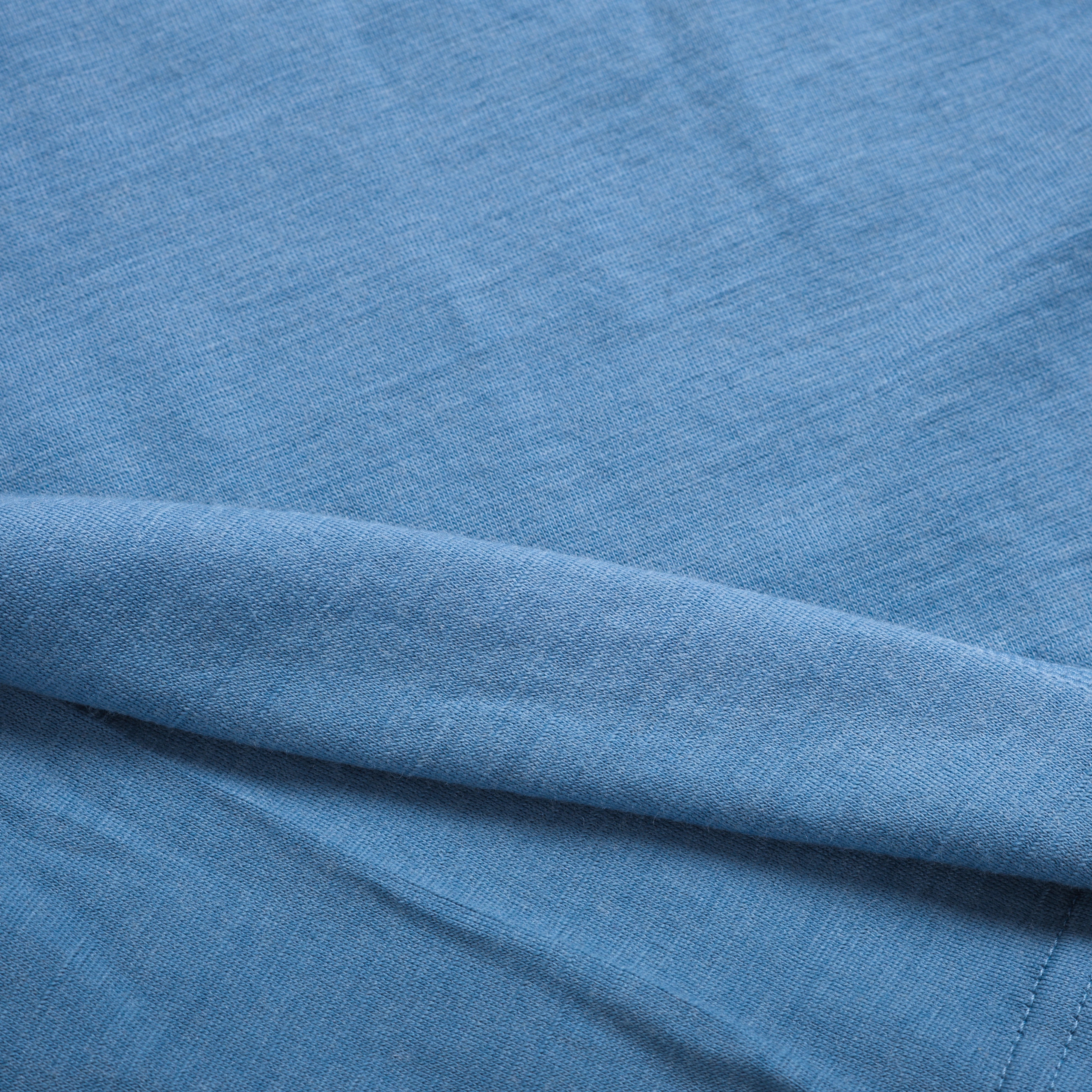 Inner:Pure Merino Long Sleeve Men Elemental Blue / Dark Shadow Grey