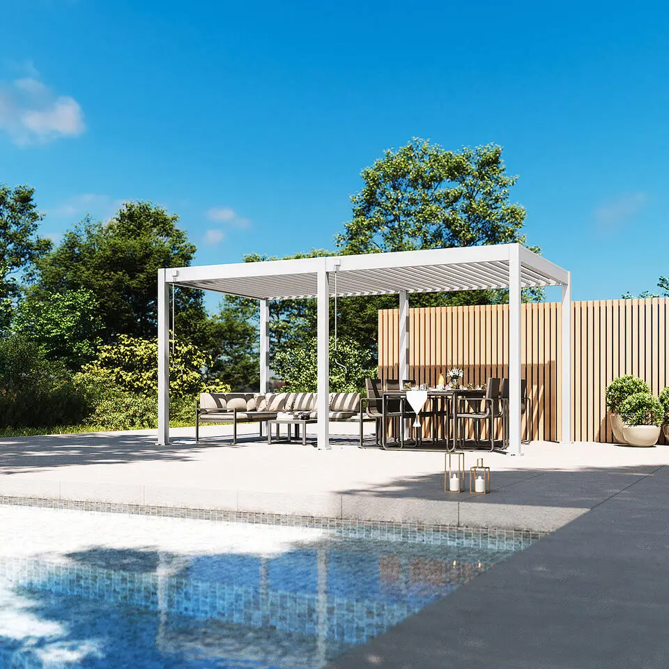Orion Comfort terrasoverkapping 300 x 530 cm wit