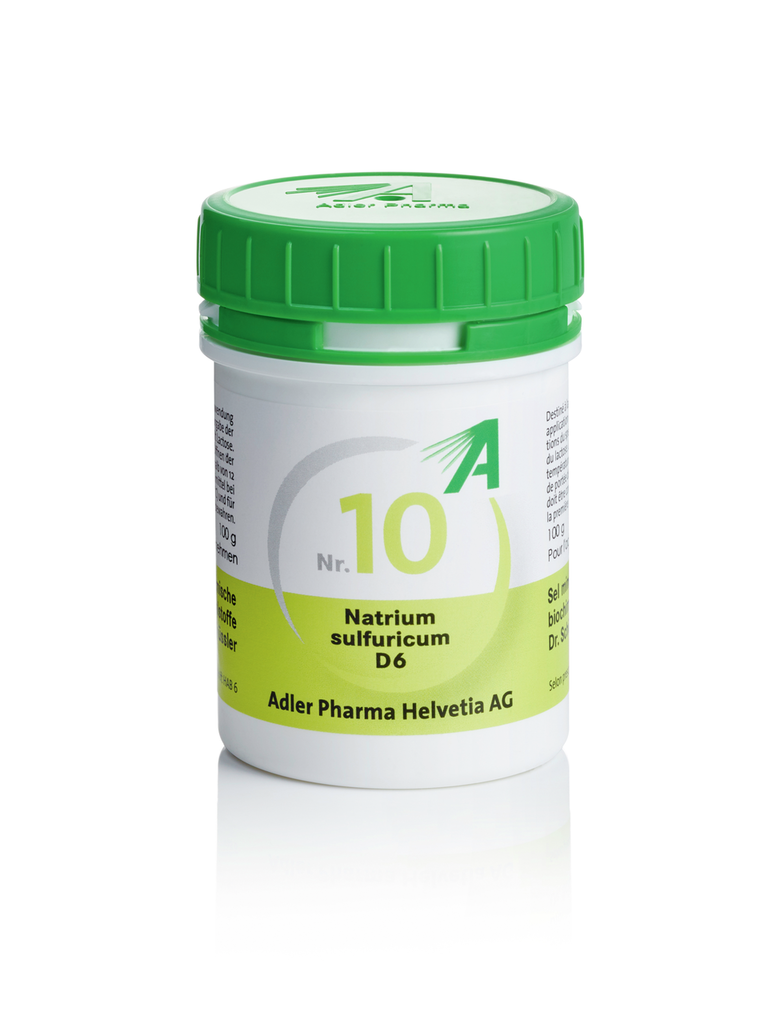 ADLER Nr10 Natrium sulfuricum Tabl 6 D 250 g