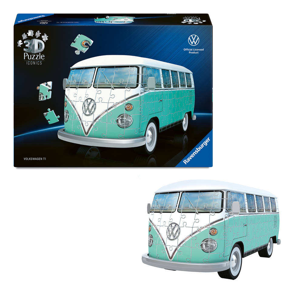 Ravensburger Iconics 3D puzzel Volkswagen T1 - 162 stukjes