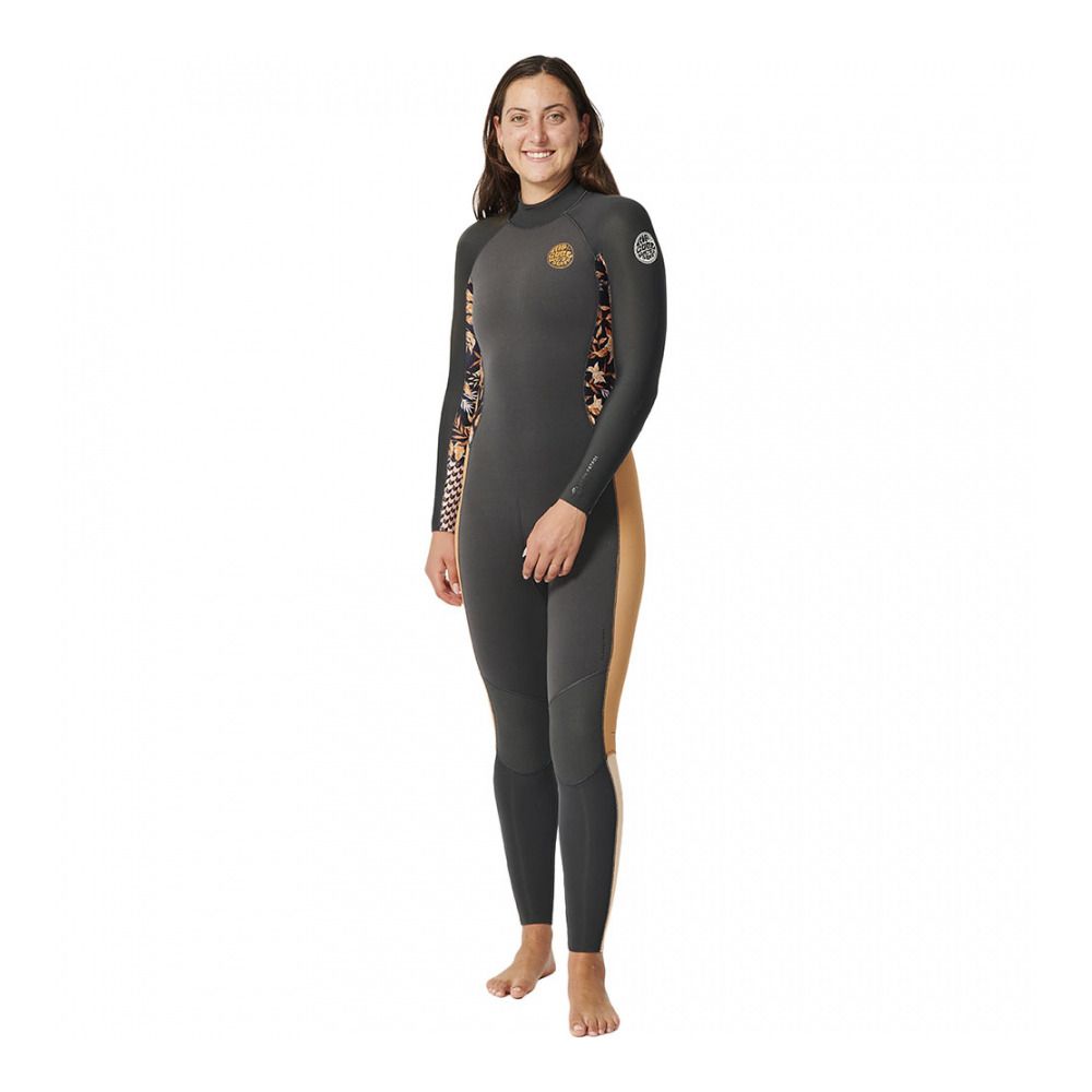 Rip Curl D/PATROL BZ - Combinaison intégrale 4/3 mm Femme charcoal