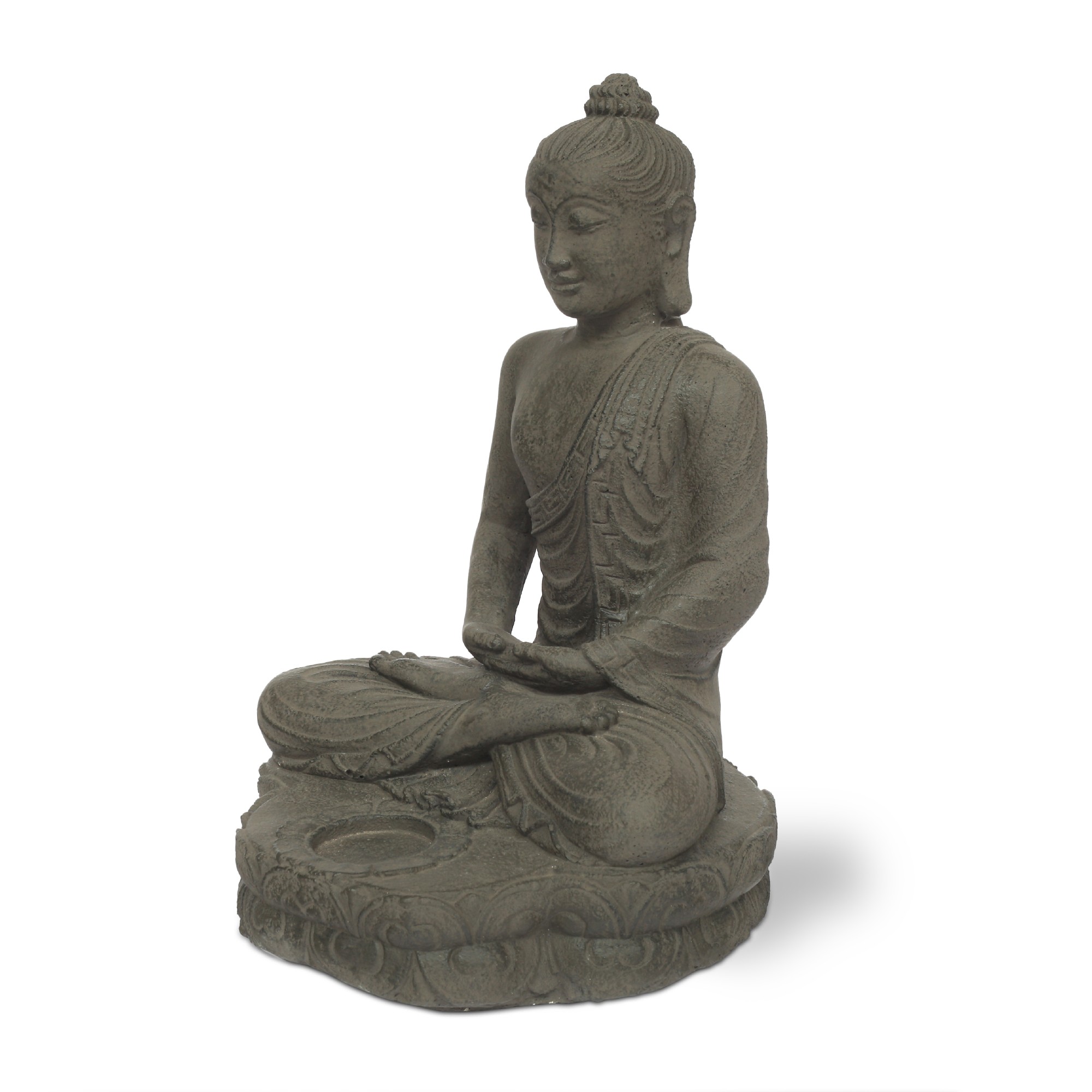 Skulptur 'Buddha sitzend' mit Teelichthalter, H 32 cm, B 21 cm, L 19 cm günstig bestellen