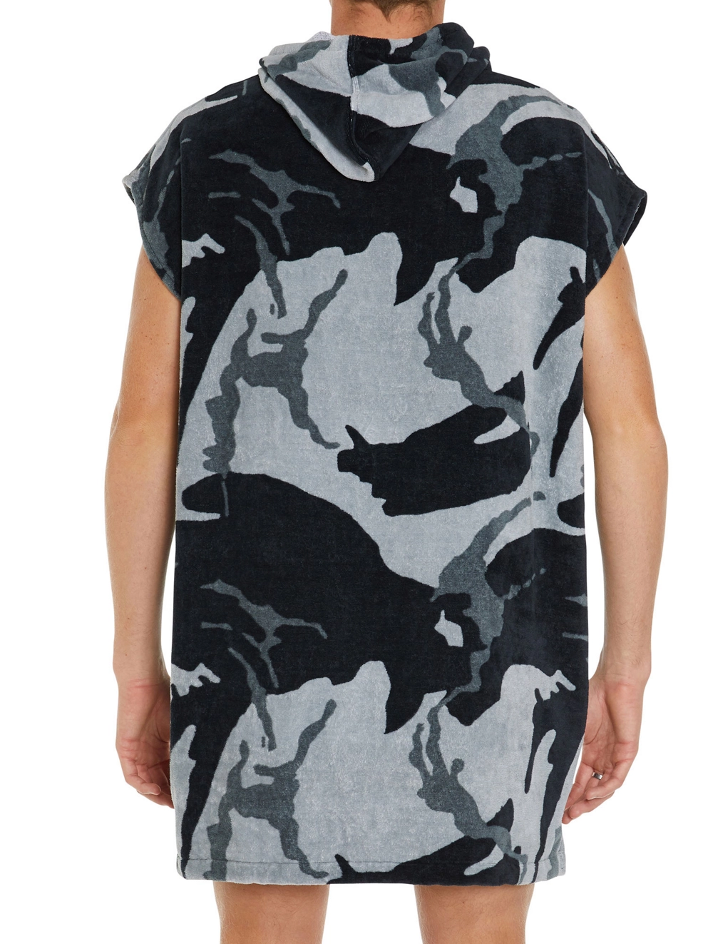 FCS Towel Surf Poncho camo/black