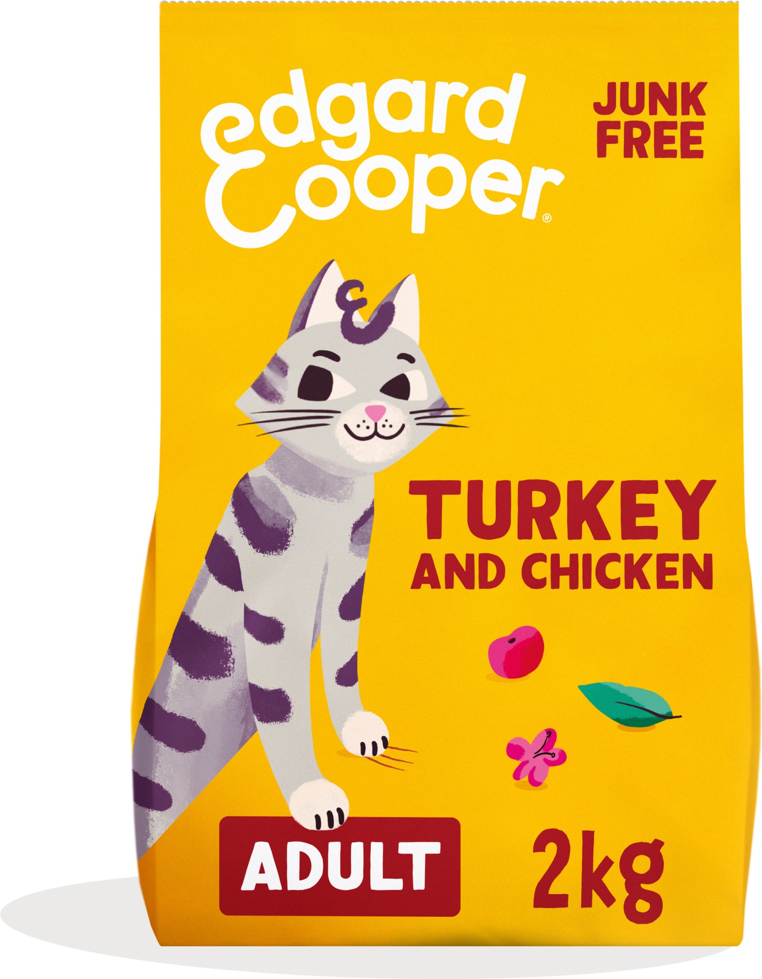 Edgard & Cooper kattenvoer eend/kip adult 2 kg