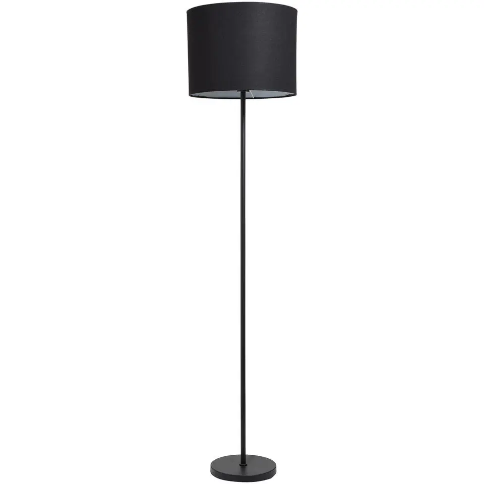 Lampenkap Luna cilinder zwart - 30xØ40 cm