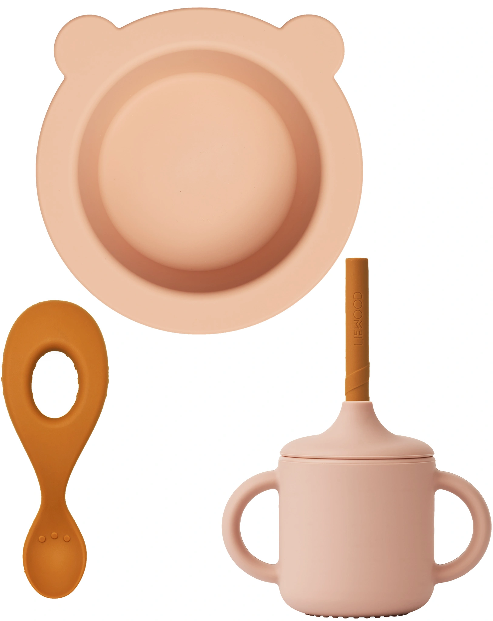 Geschirr-Set KALI 3-teilig in rose multi mix