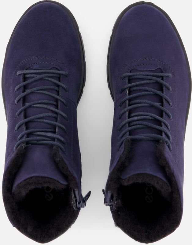 Ecco - Bella - Veterboots - Dames - Gevoerd met 100% Wol - Dempende Tussenzool