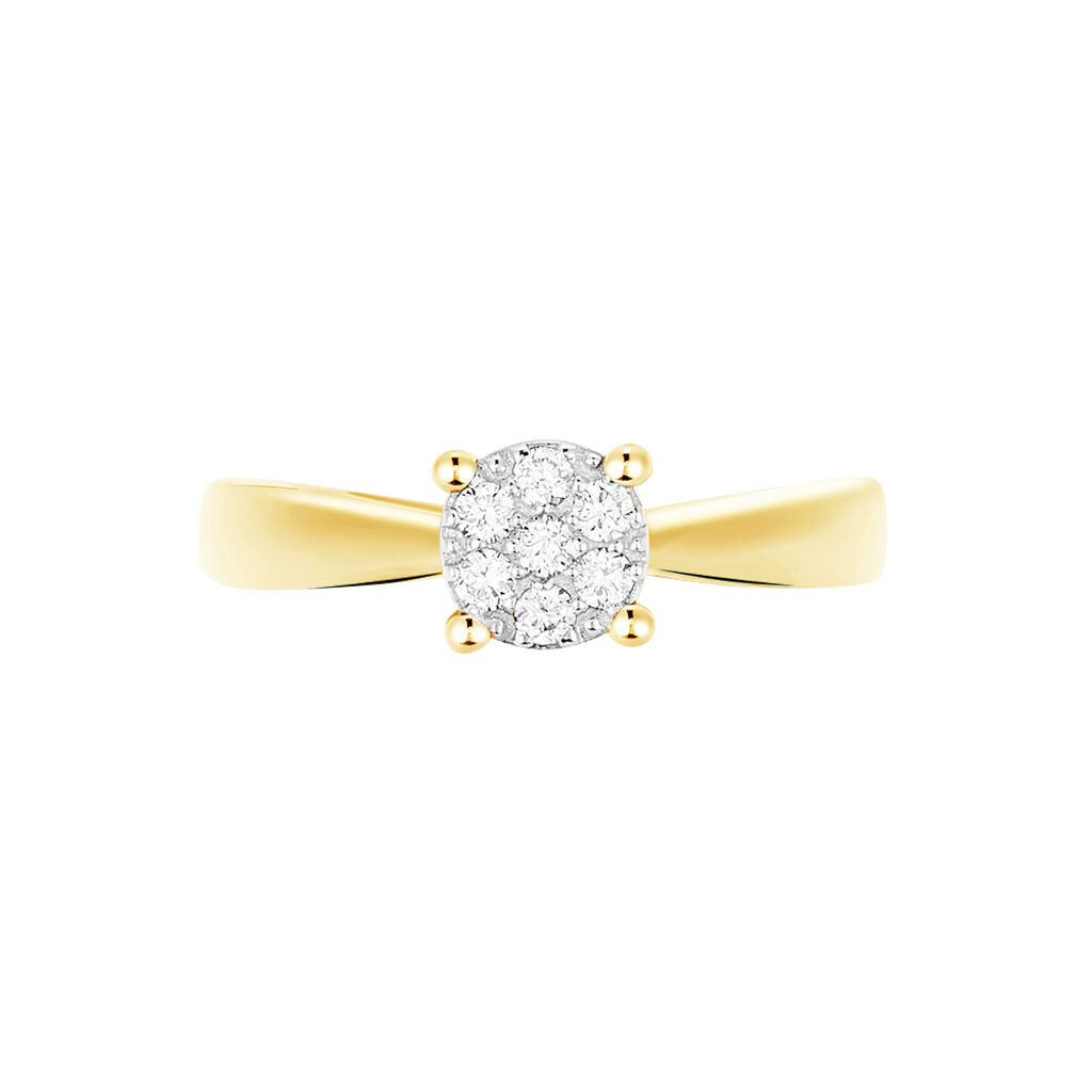 Bague Solitaire Artemis Or Jaune Diamant