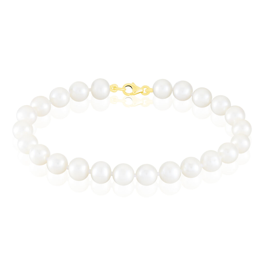 Bracelet Sajdaae Or Jaune Perle De Culture D'akoya