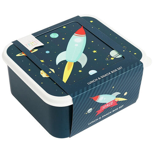 A little lovely company lunchbox set - ruimte - 4st