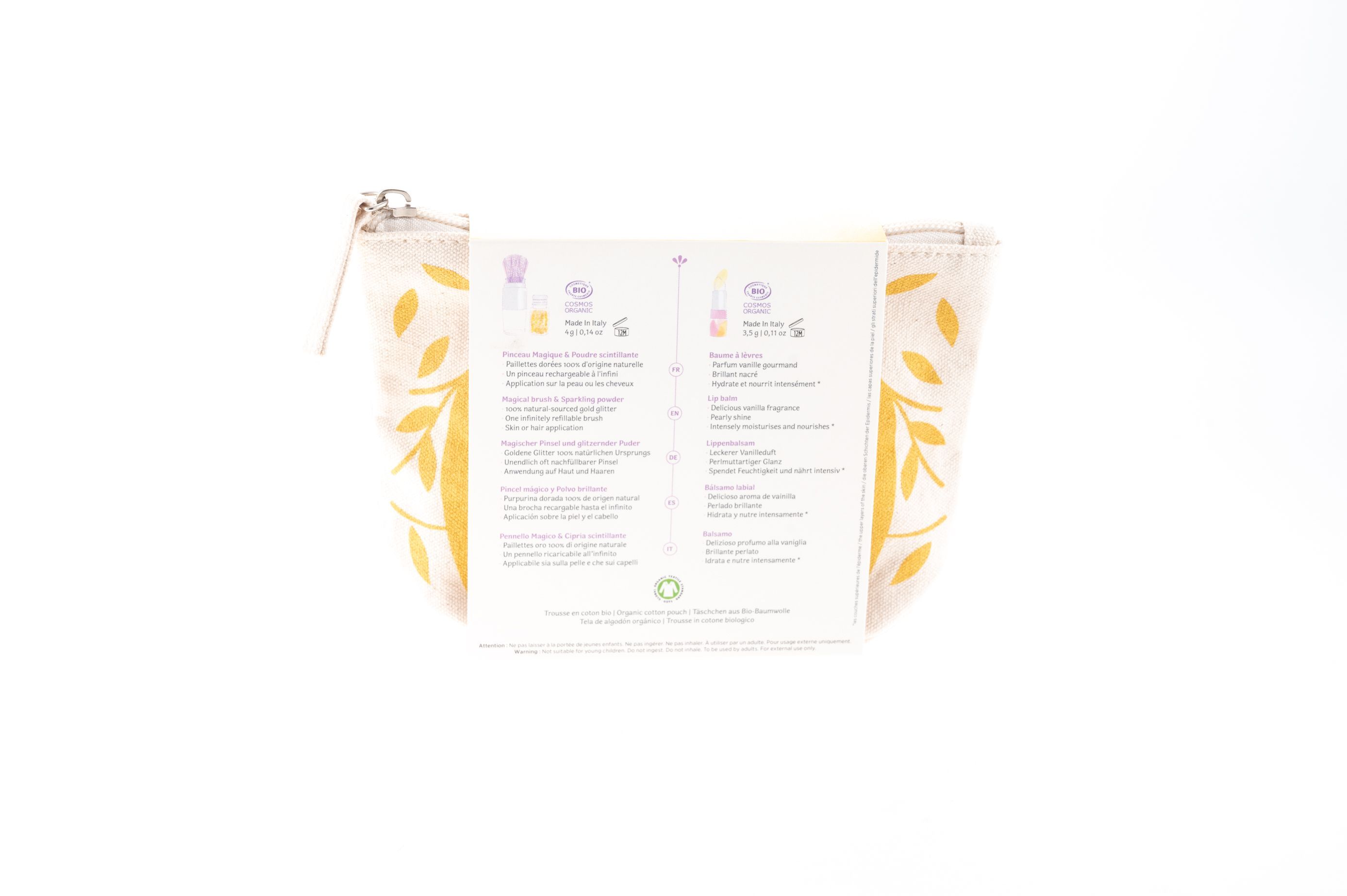 Namaki Kinder Schminktasche Gold Fuchs