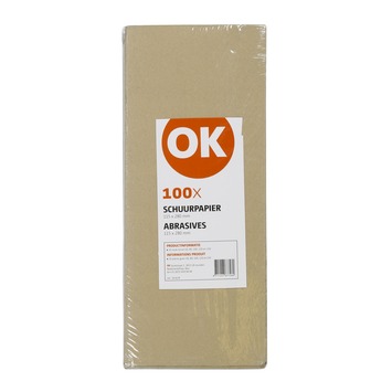OK schuurpapier ok 100vel 115x280mm