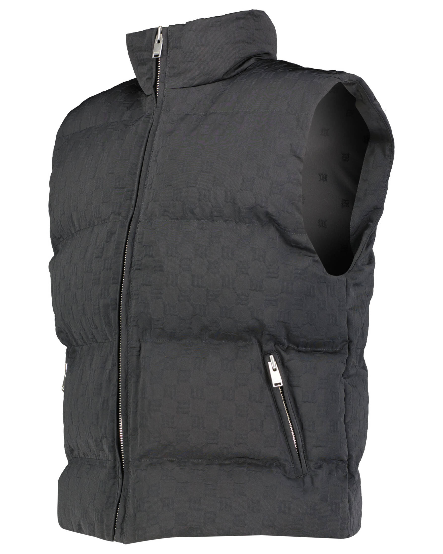 MISBHV| Herren Steppweste MONOGRAM EMBOSSED PUFFER VEST