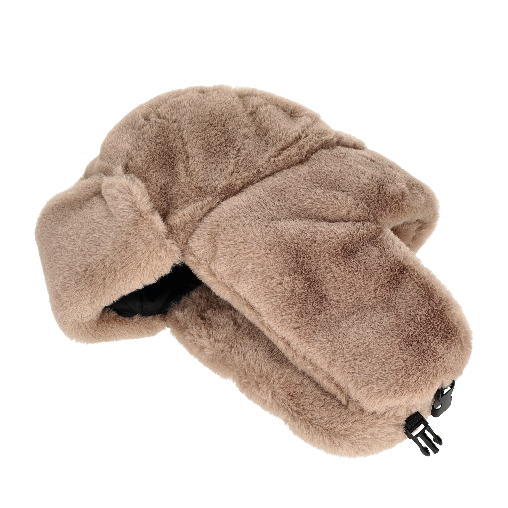 Unisex Fliegermütze Plüsch Pilotenmütze Winter Mütze (One Size) - Braun