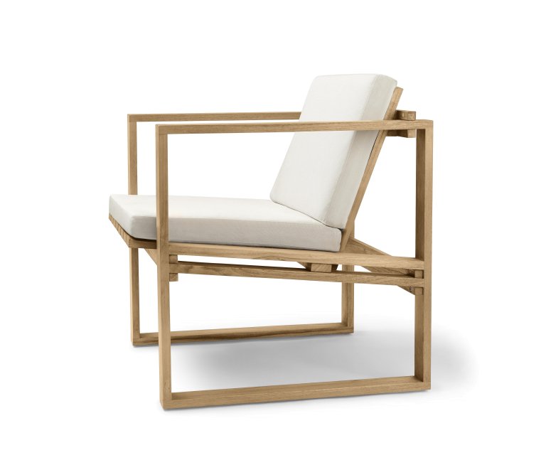Carl Hansen & Son BK11 indoor-outdoor fauteuil naturel