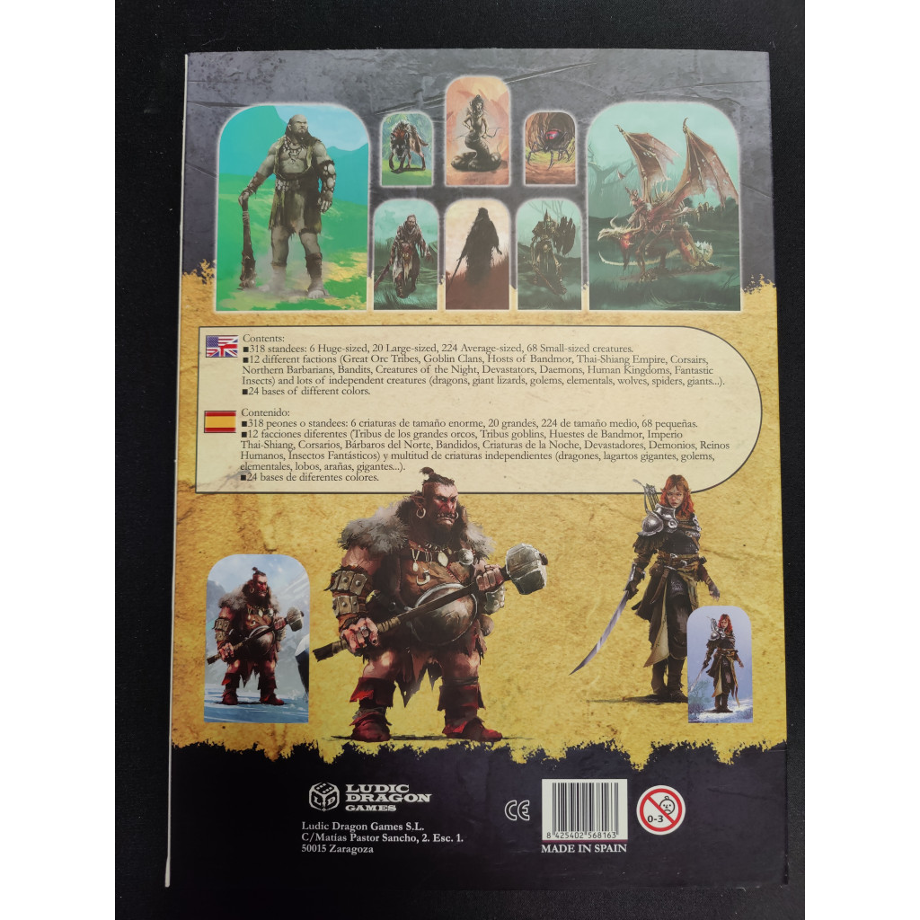 Dungeon Universalis - Standees Bestiary Box 1