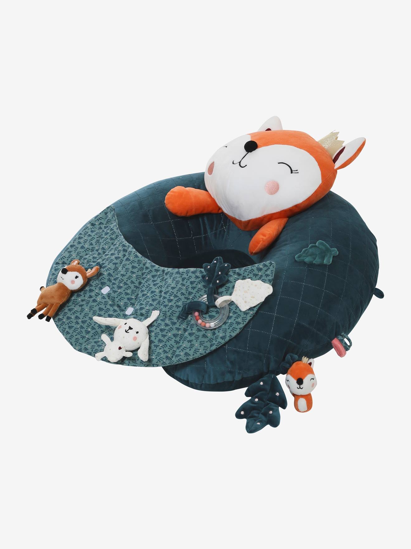 Almofada de Descoberta para Bebês Amigos da Floresta
