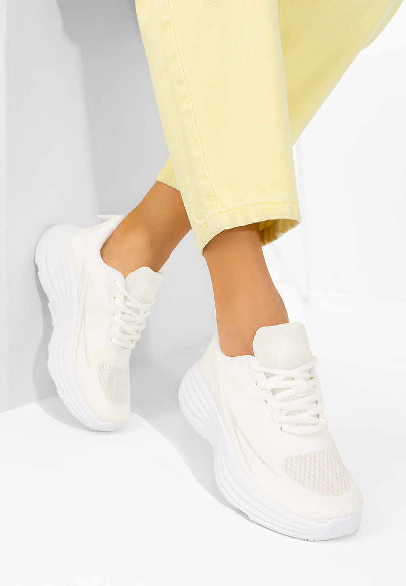 Baskets pour femme blancs Emetiana