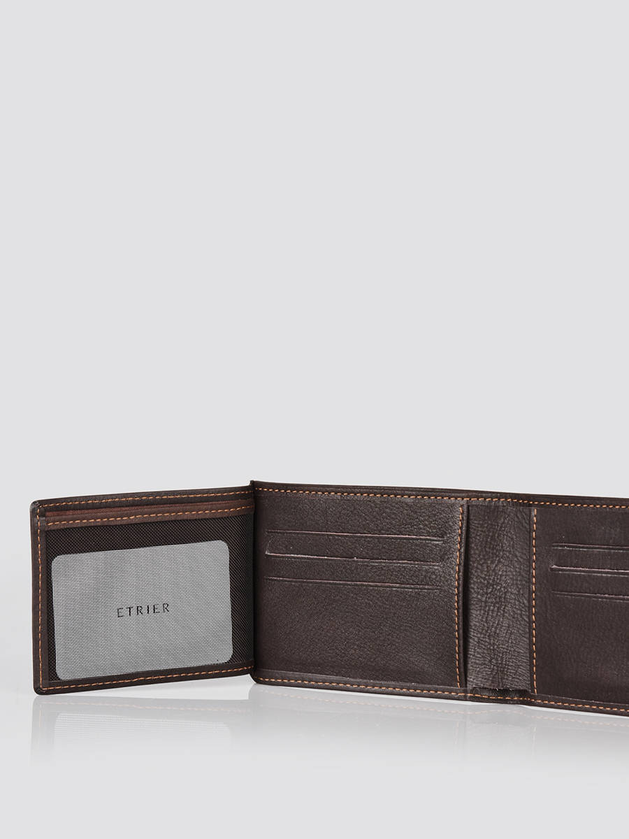 Portefeuille porte-cartes Oil cuir ETRIER