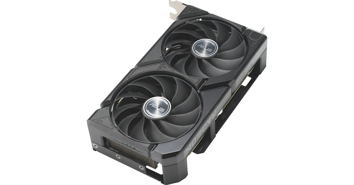 ASUSDUAL Radeon RX 9060 XT 16GB grafische kaart  (2x DisplayPort, 1x HDMI)