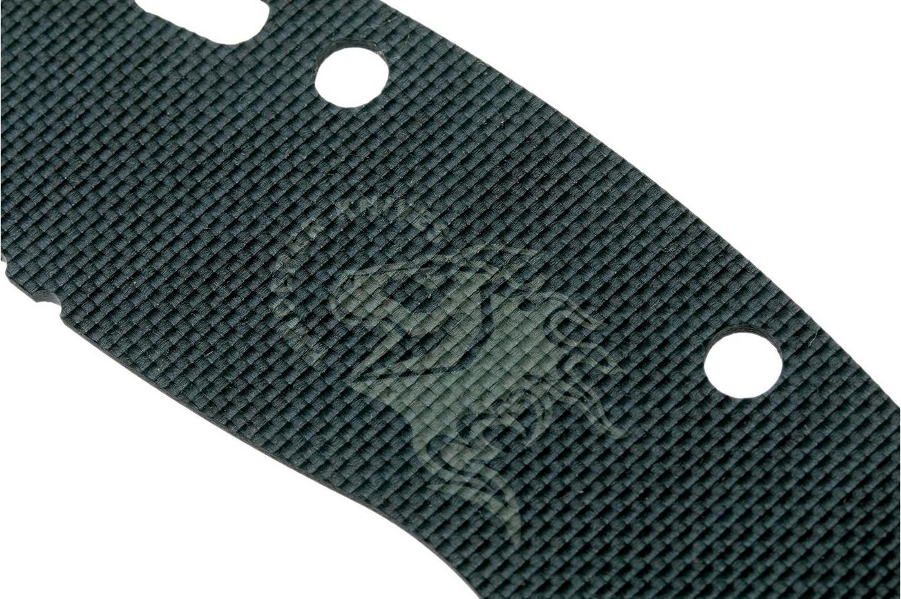 Rick Hinderer XM-18 3,5” greepschaal, Dark Green/Black G10
