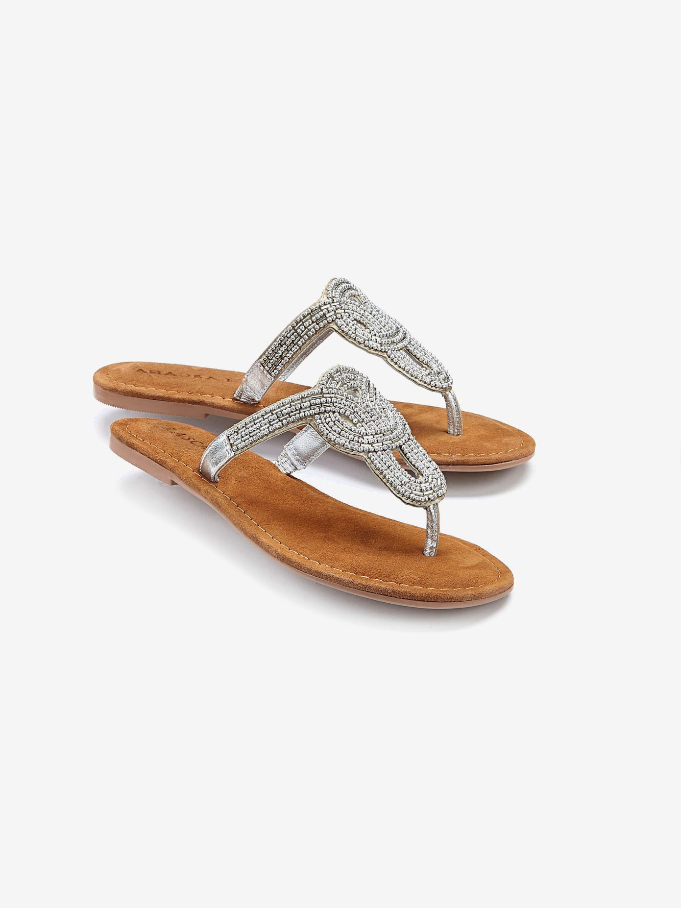 Tongs mules à semelle intérieure douce