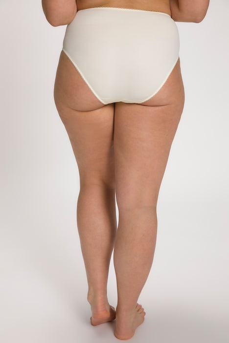 Slip, florale Spitzeneinsätze, Mikrofaser