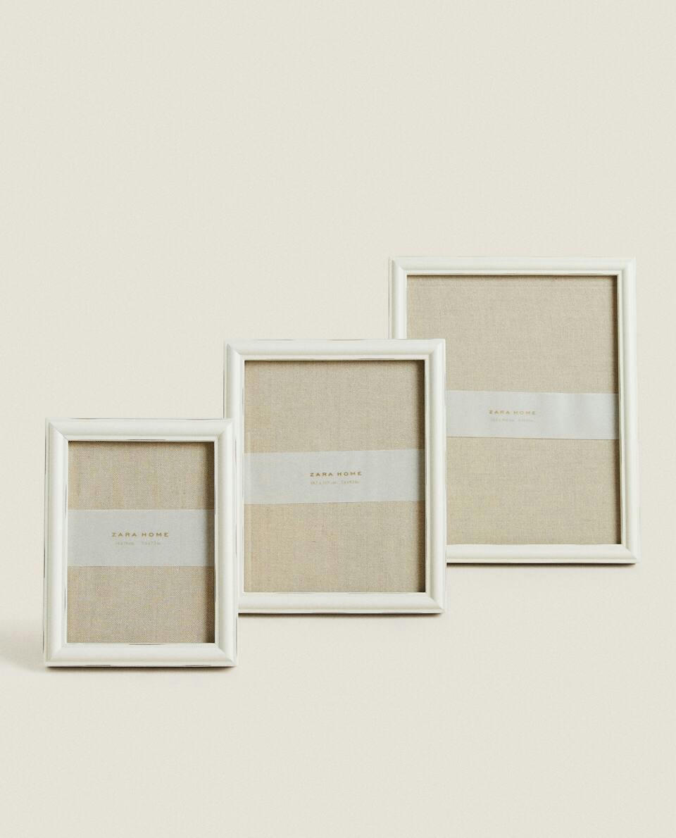 MOLDURA DE MADEIRA CREME