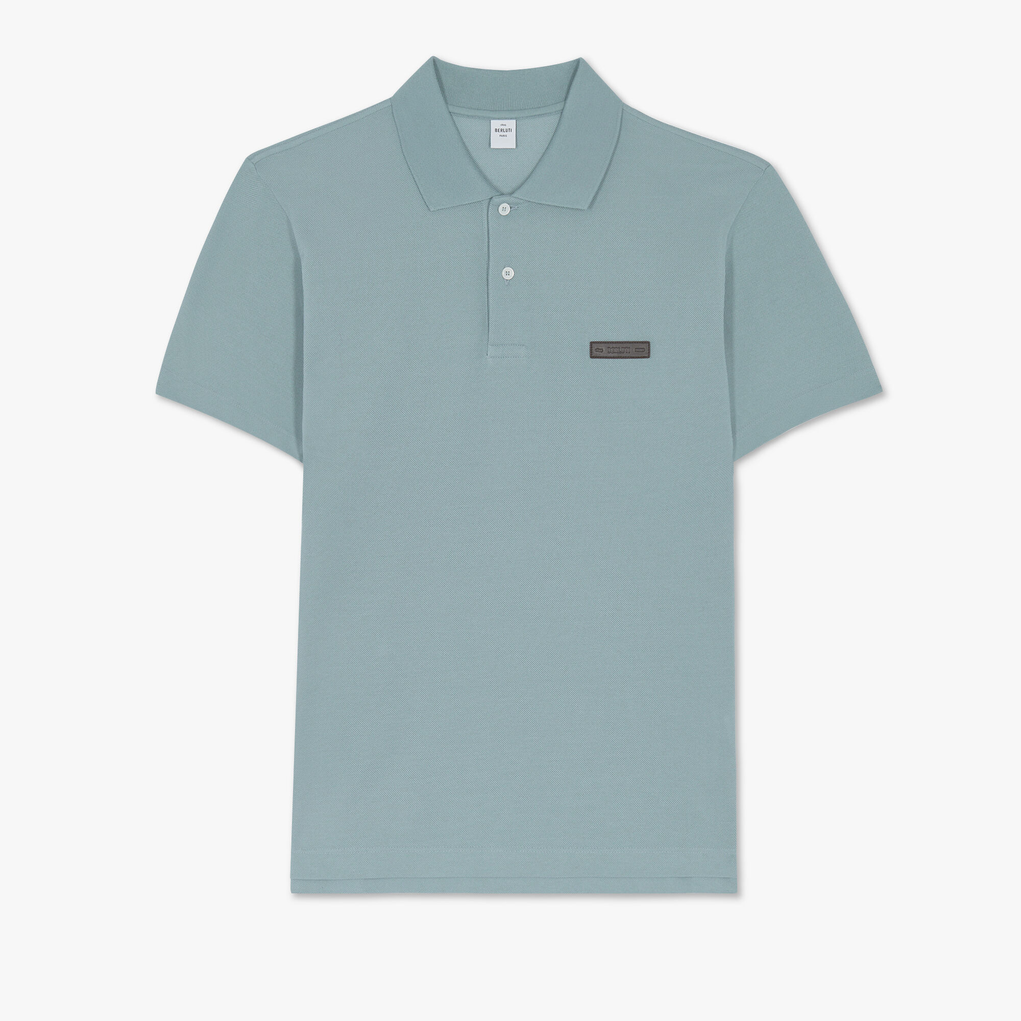 Polo Avec Étiquette En Cuir
