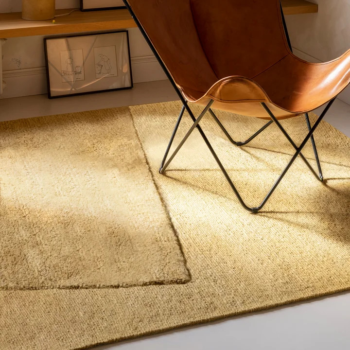 nanimarquina - Oblique A Wollteppich, 200 x 300 cm, ivory