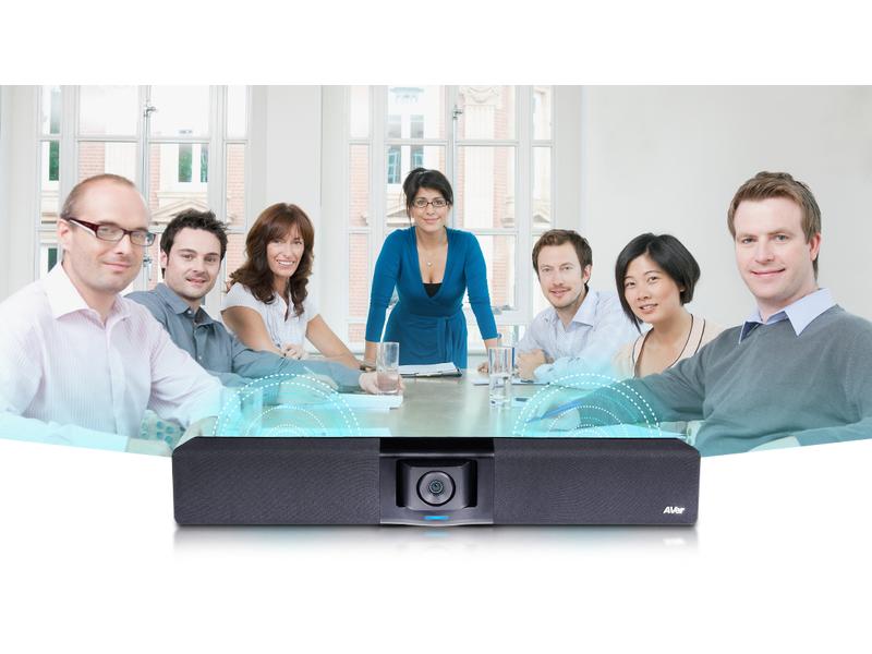 AVer VB342 Pro USB Video Collaboration Bar 4K/UHD 30 fps 4K PTZ Video Bar für kleine bis mittlere Räume