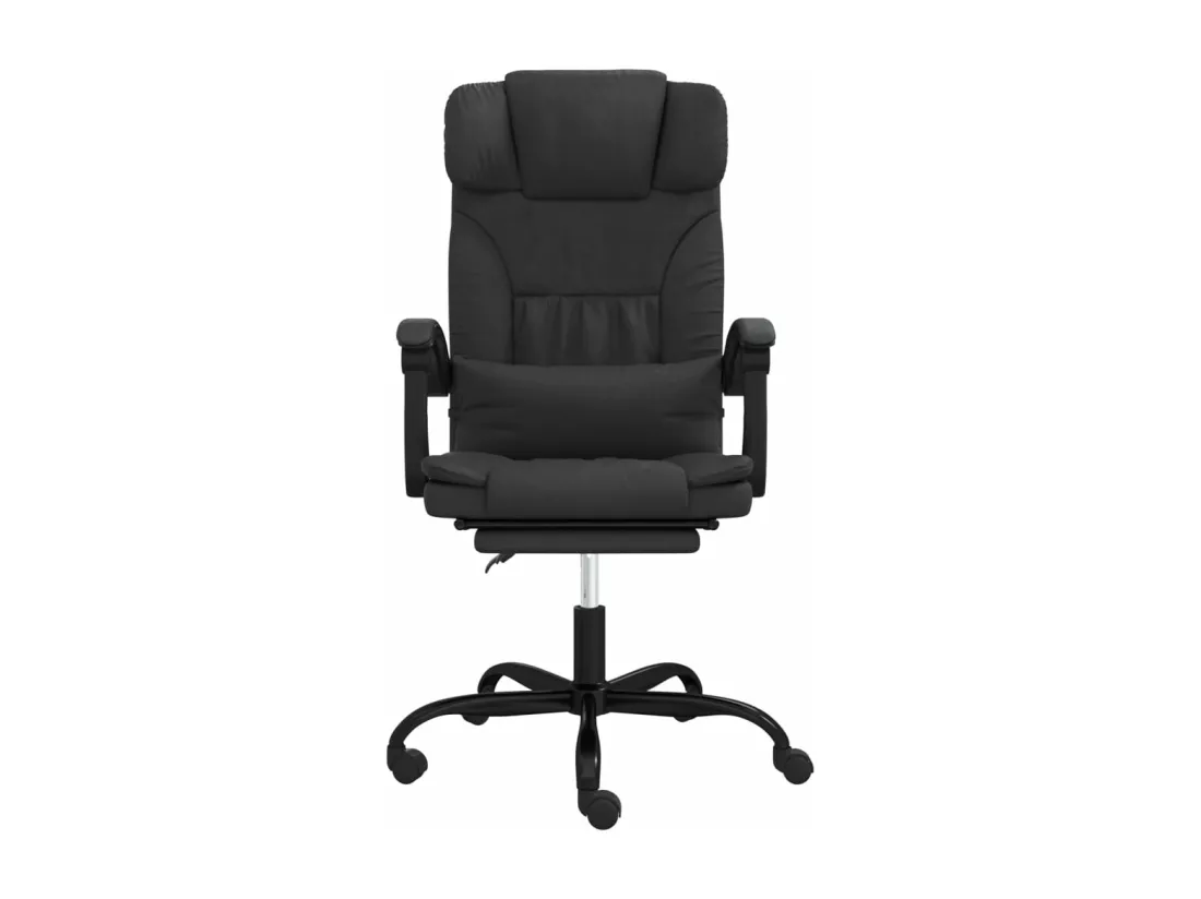 Fauteuil inclinable de bureau Noir Similicuir
